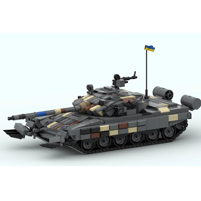 Lego Compatible Military Tank - T-72AV Main Battle Tank Blocks, Military