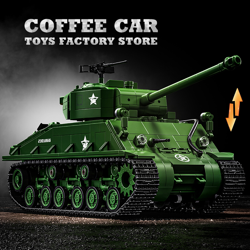 US Army M4 Tank Building Block - Lego Compatible Military Tank review and price