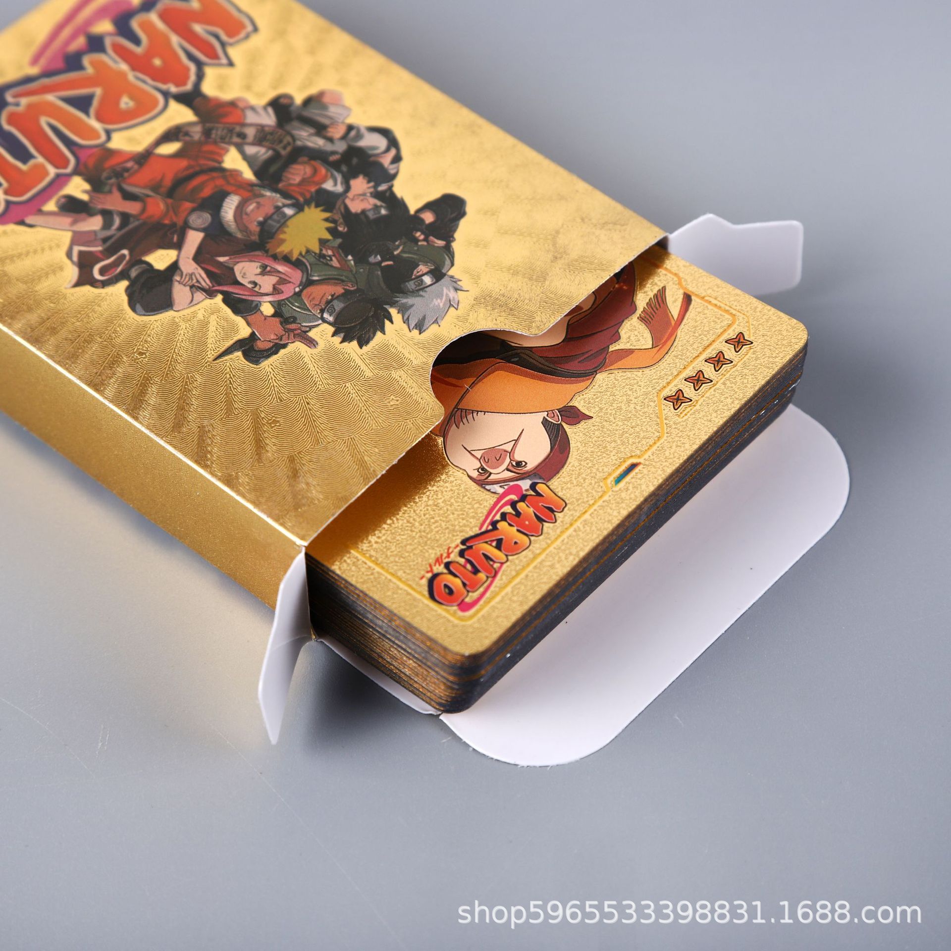 55pcs Naruto Card Gold English - Board Games review and price