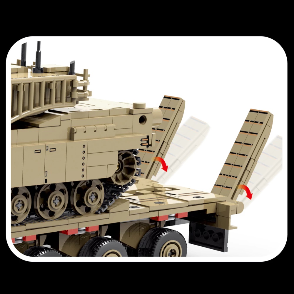 Military WW2 M1070 Armored Veh - Lego Compatible Military Tank review and price