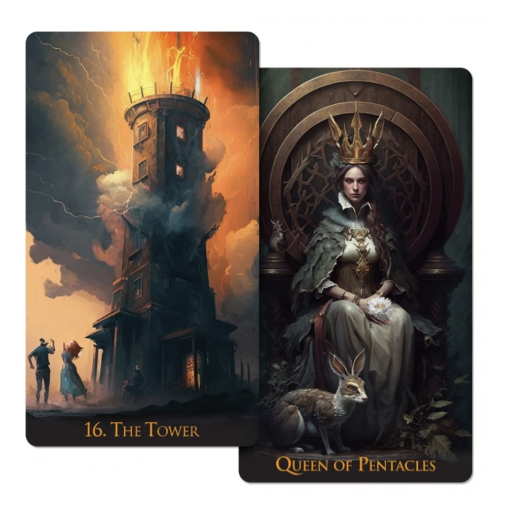 12*7cm Weird World Tarot 78 Ca - Tarot Cards Deck With Guidebook review and price