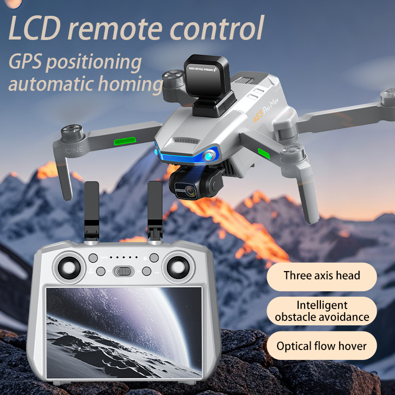 AE3 PRO Max NEW LCD SC GPS Dro - Fpv Brushless Rc Drone 4K review and price