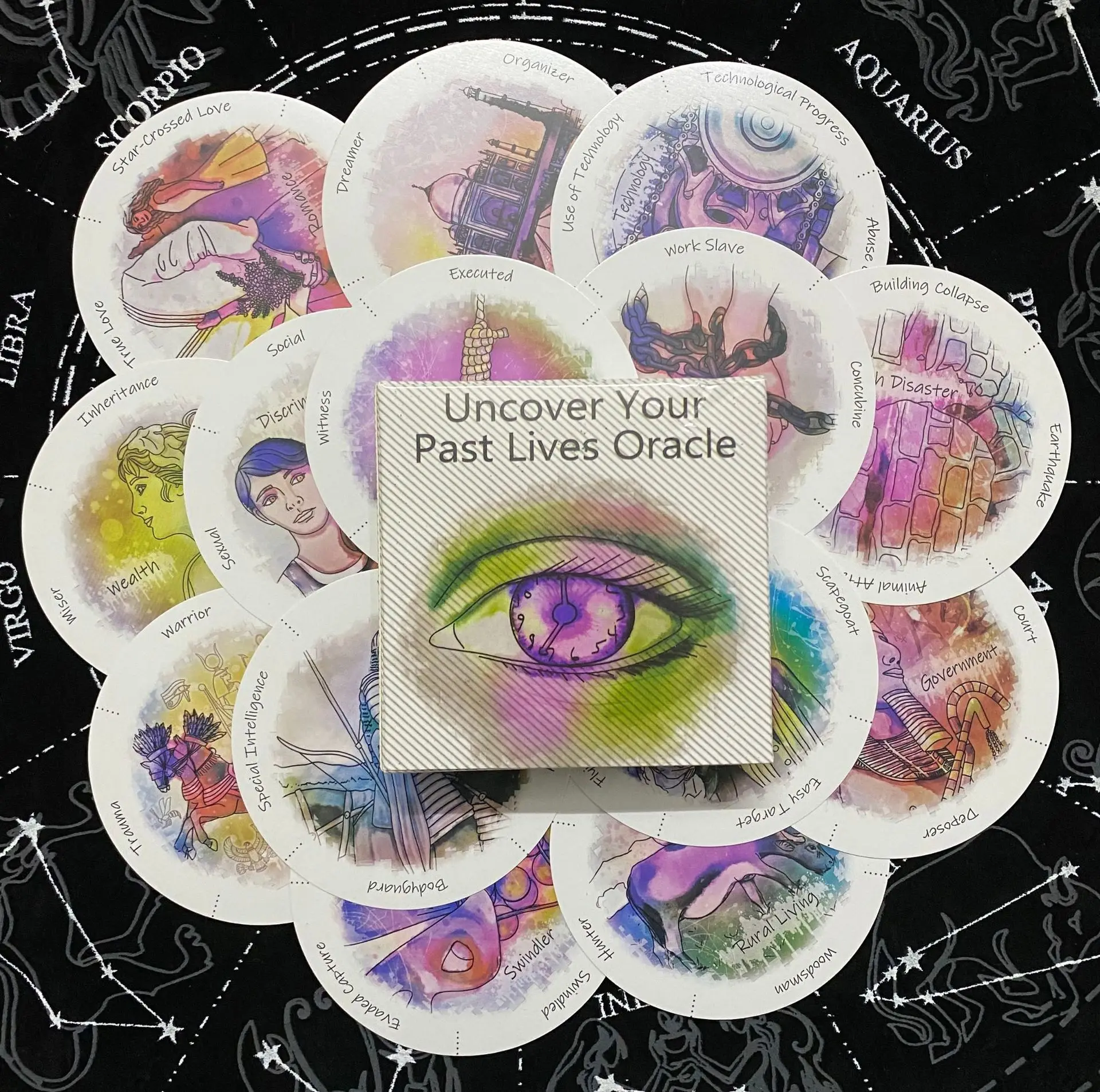 Uncover Your Past Life Oracle  - Tarot Cards Deck With Guidebook review and price