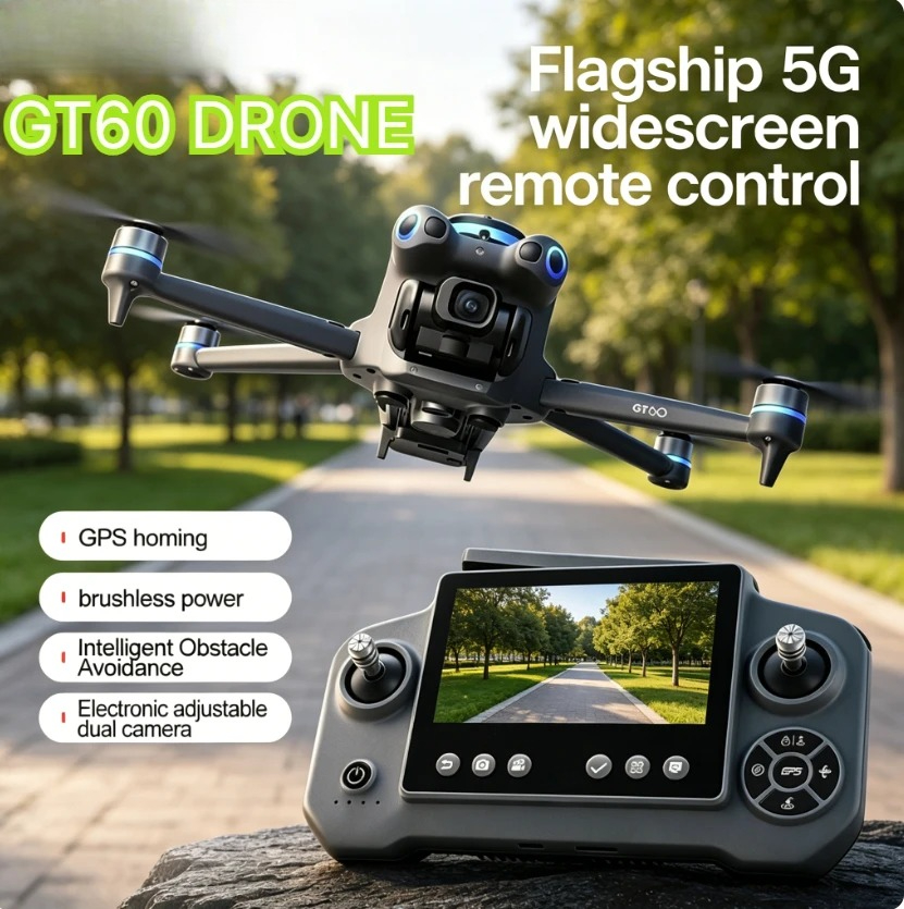 Original GT60 GPS Foldable RC  - Fpv Brushless Rc Drone 4K review and price