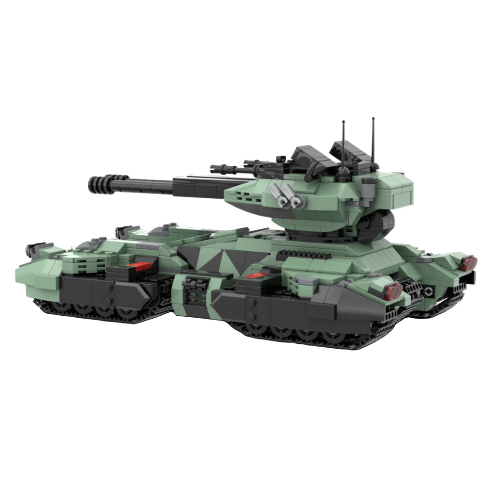 MOC UNSC Grizzly Tank Building - Lego Compatible Military Tank review and price