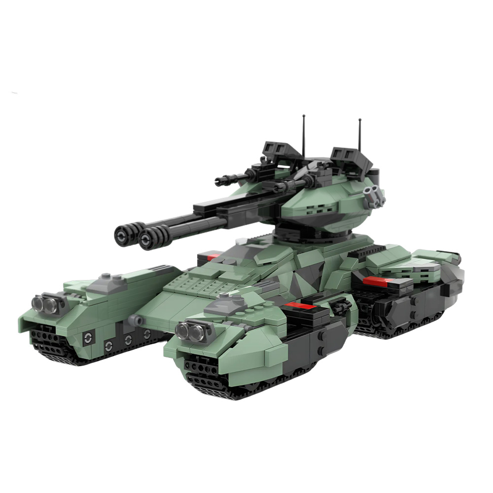 MOC UNSC Grizzly Tank Building - Lego Compatible Military Tank review and price