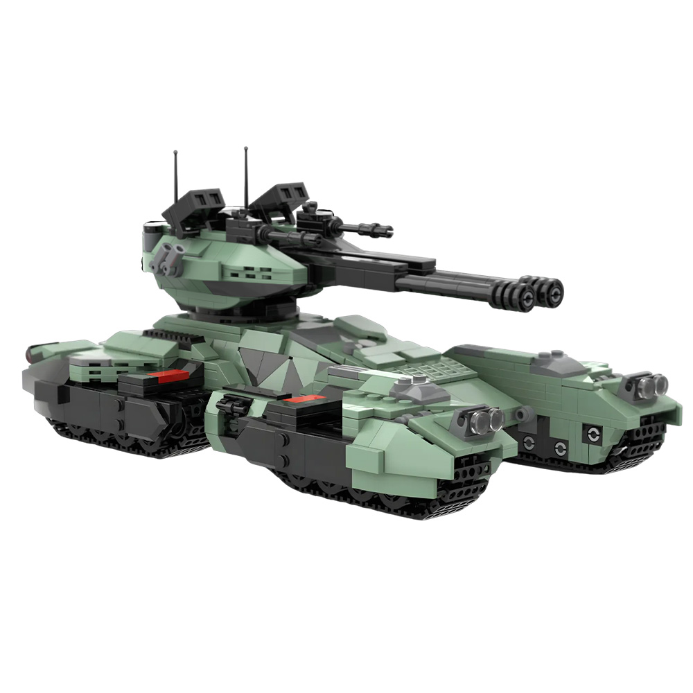MOC UNSC Grizzly Tank Building - Lego Compatible Military Tank review and price