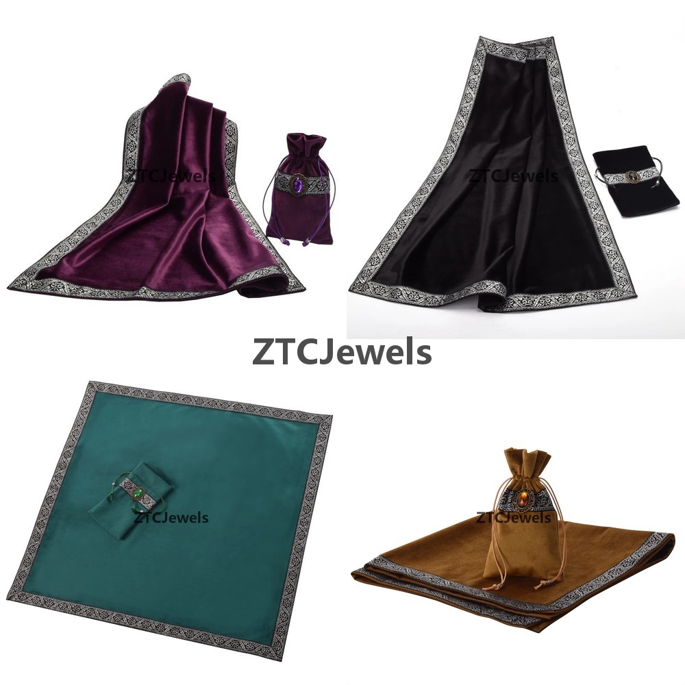Velvet Tarot Tablecloth with B - Board Games review and price