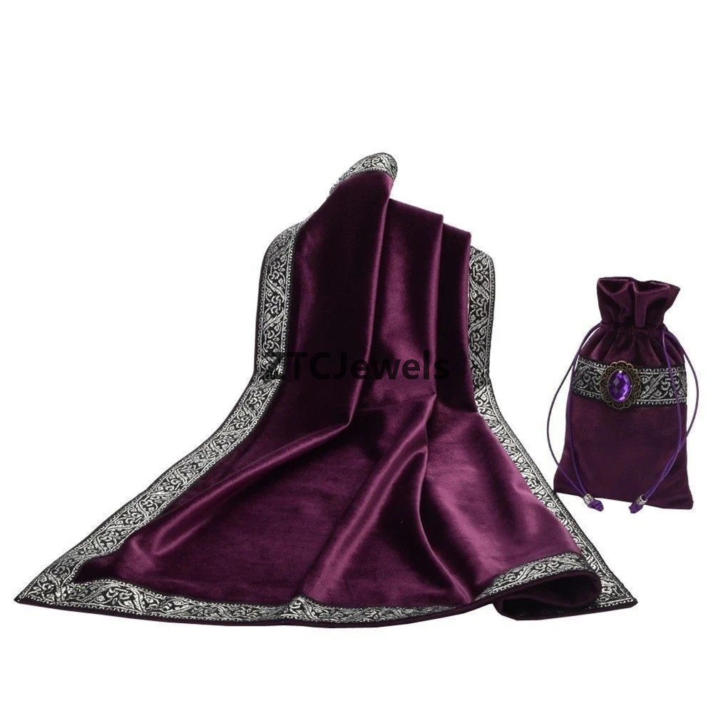 Velvet Tarot Tablecloth with B - Board Games review and price