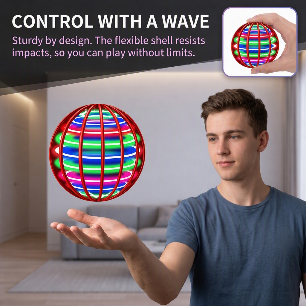 Flying Orb Ball Boomerang Spin - Stem Solar Robot Kit For Kids review and price