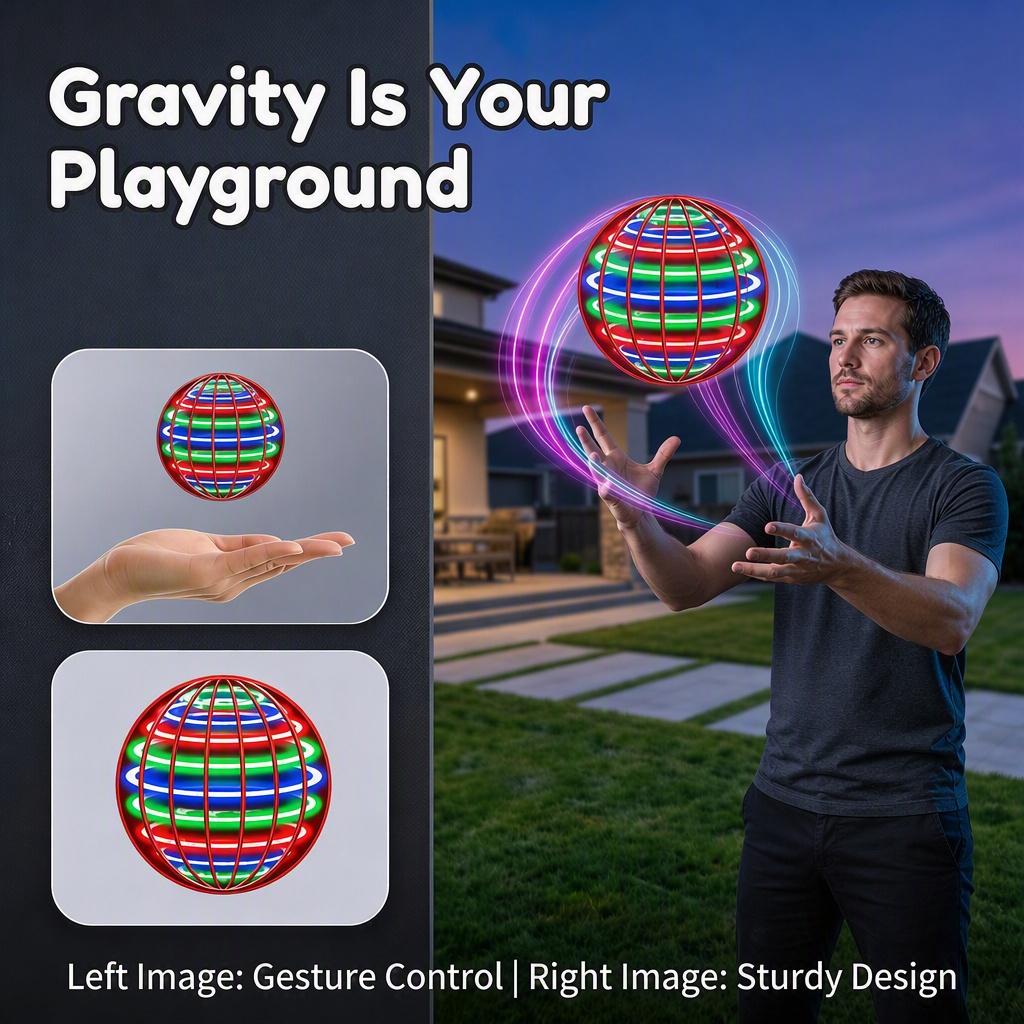 Flying Orb Ball Boomerang Spin - Stem Solar Robot Kit For Kids review and price