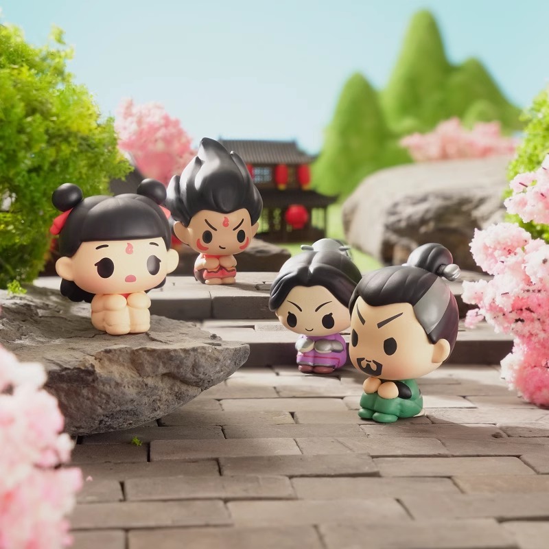 Ne Zha 2 Sit In A Row Series B - Anime Action Figure Blind Box review and price