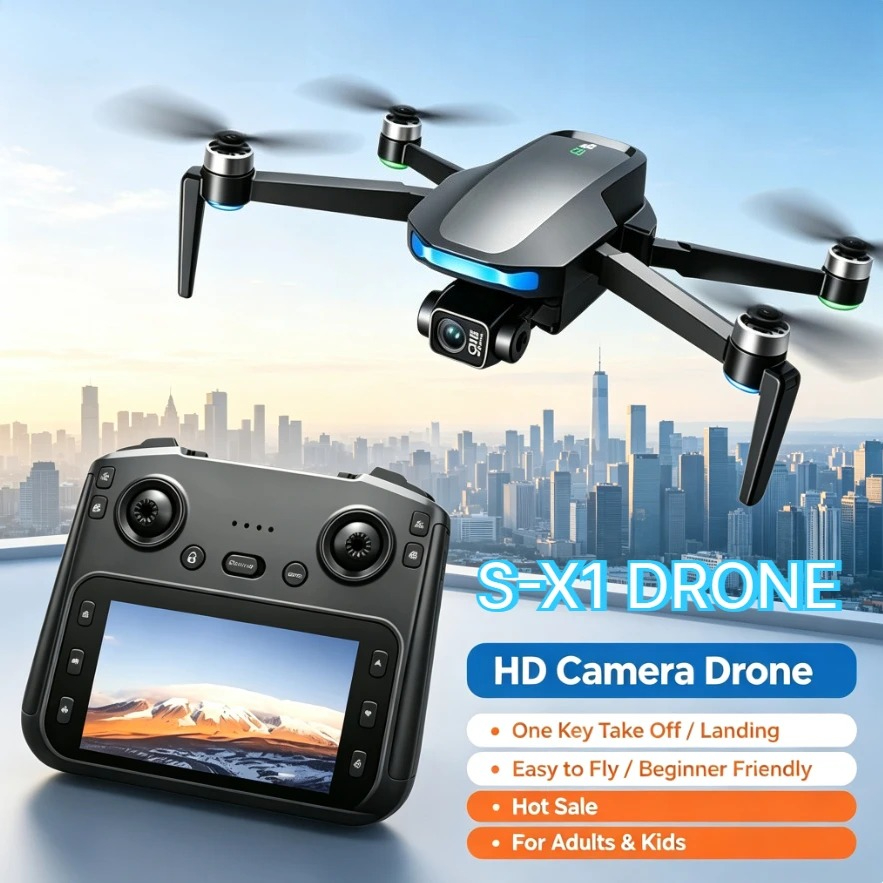Original S-X1 GPS Drone 8K HD  - Fpv Brushless Rc Drone 4K review and price
