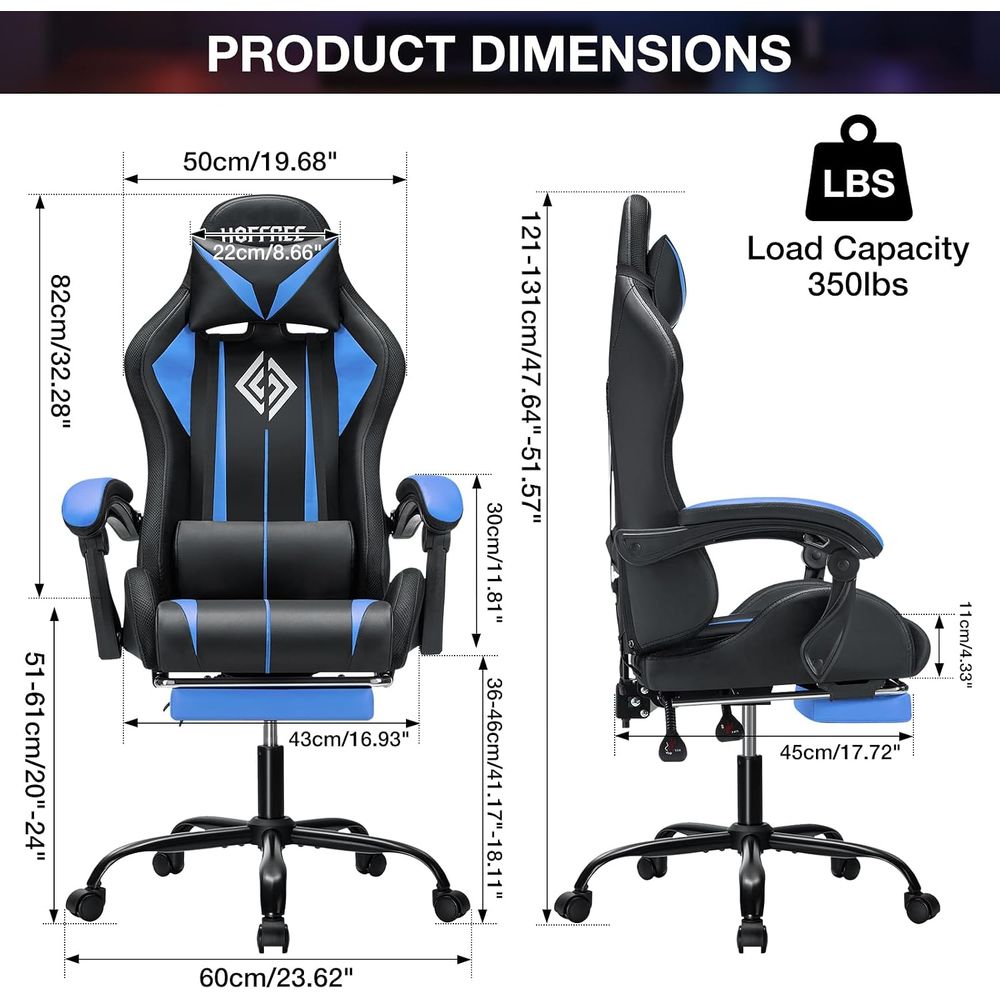 LED Gaming Chair with Massage  - Video Games review and price